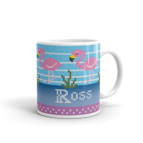 Flamingo Knitting Mug, Knitter Gift, Flamingo Coffe Cup, Knitter Drink,